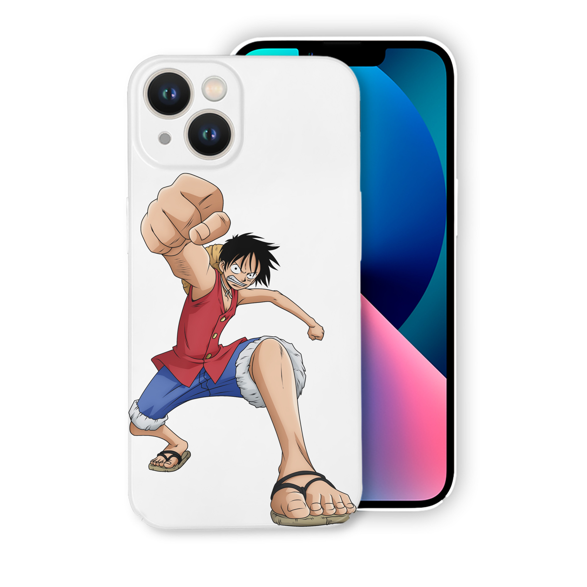 （画像用） ワンピース モンキー・D・ルフィ ONE PIECE Monkey D. Luffy 【iPhone 14シリーズ対応】ハードケース